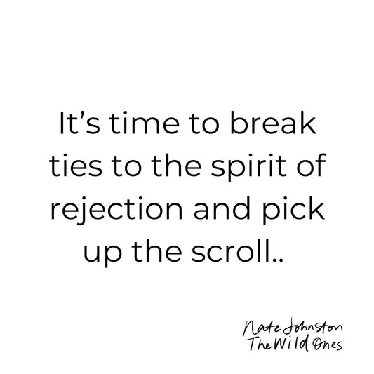 It’s time to break ties to the spirit of rejection and pick up the scroll